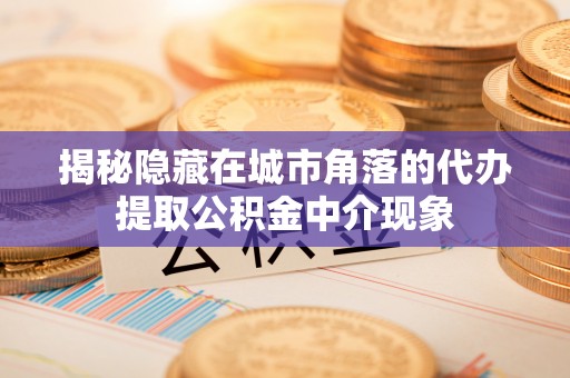 且末揭秘隐藏在城市角落的代办提取公积金中介现象