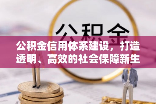 且末公积金信用体系建设，打造透明、高效的社会保障新生态