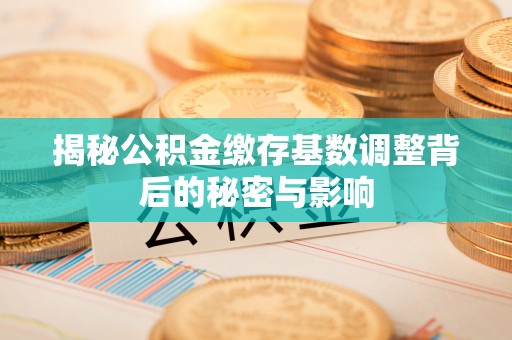 且末揭秘公积金缴存基数调整背后的秘密与影响