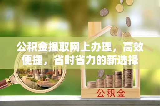 且末公积金提取网上办理，高效便捷，省时省力的新选择