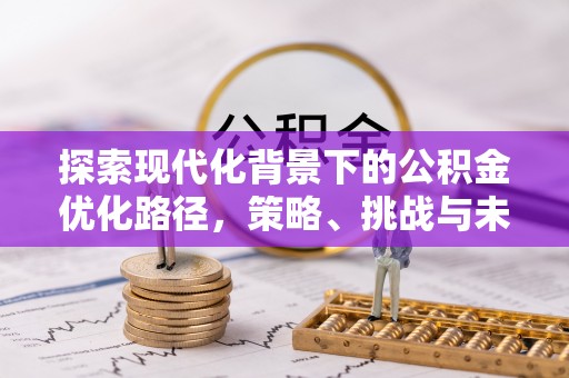 且末探索现代化背景下的公积金优化路径，策略、挑战与未来展望