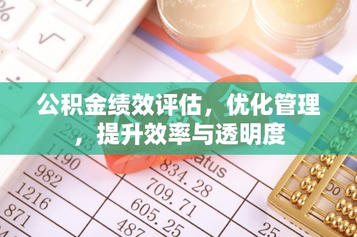 且末公积金绩效评估，优化管理，提升效率与透明度