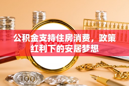 且末公积金支持住房消费，政策红利下的安居梦想