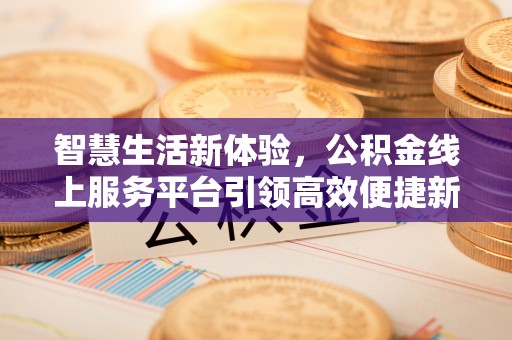 且末智慧生活新体验，公积金线上服务平台引领高效便捷新潮流