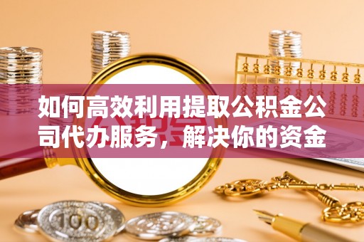 且末如何高效利用提取公积金公司代办服务，解决你的资金难题