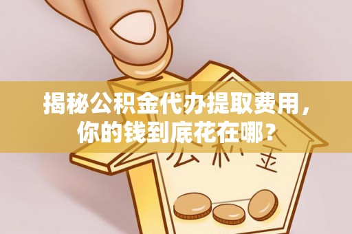 且末揭秘公积金代办提取费用，你的钱到底花在哪？