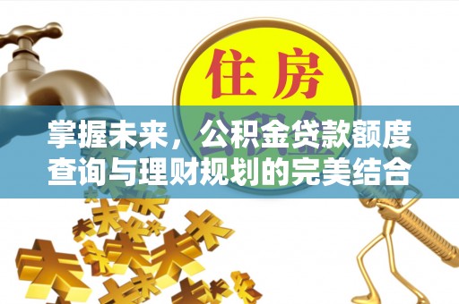 且末掌握未来，公积金贷款额度查询与理财规划的完美结合