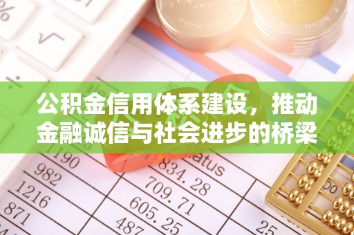 且末公积金信用体系建设，推动金融诚信与社会进步的桥梁