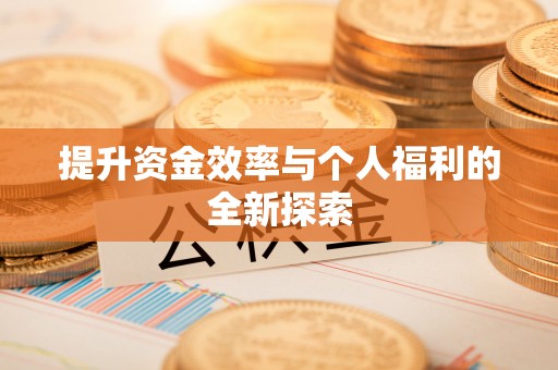 且末提升资金效率与个人福利的全新探索