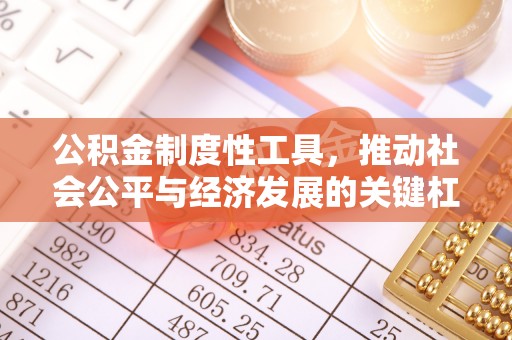 且末公积金制度性工具，推动社会公平与经济发展的关键杠杆