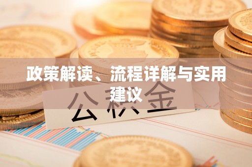且末政策解读、流程详解与实用建议