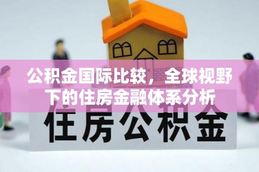 且末公积金国际比较，全球视野下的住房金融体系分析